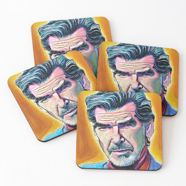 Item preview, portrait  of Pierce Brosnan designed and sold by bogfl.