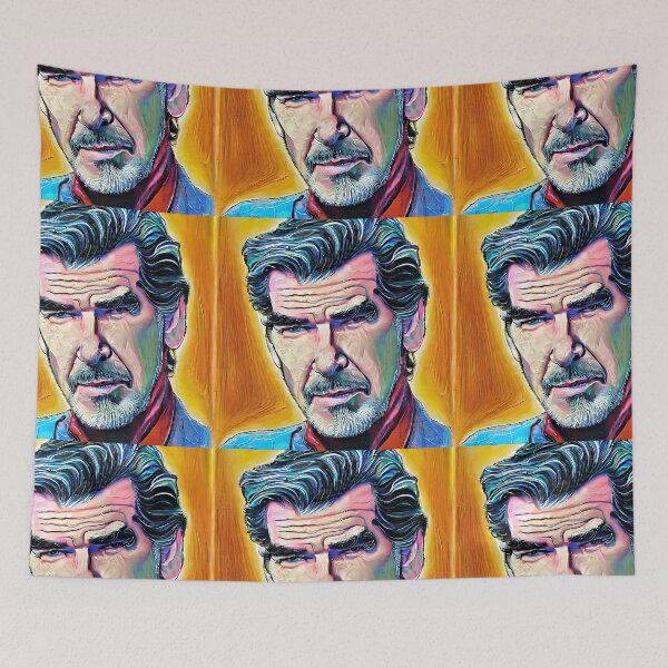 Item preview, portrait  of Pierce Brosnan designed and sold by bogfl.