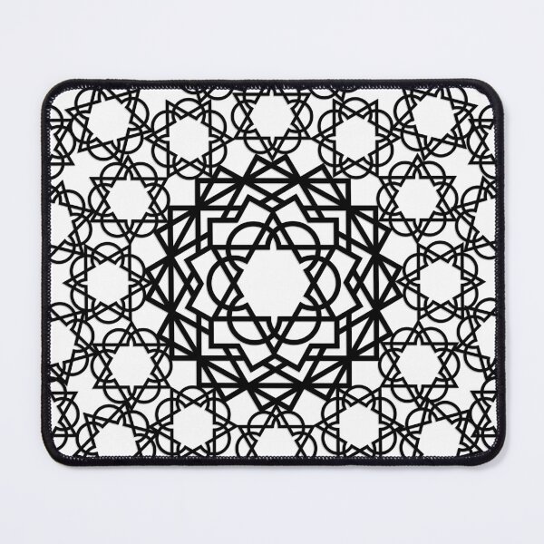 Item preview, Pentagonal Mosaic: A Black and White Regular Pattern Design designed and sold by majnate.