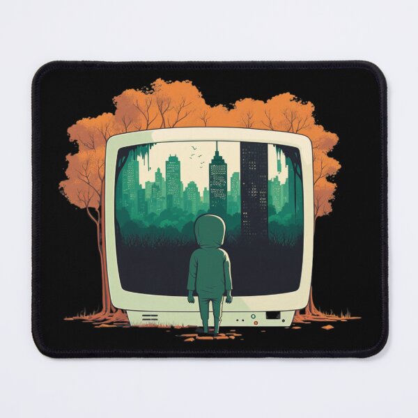 Item preview, Man watching tv   designed and sold by Sarvgya Verma.