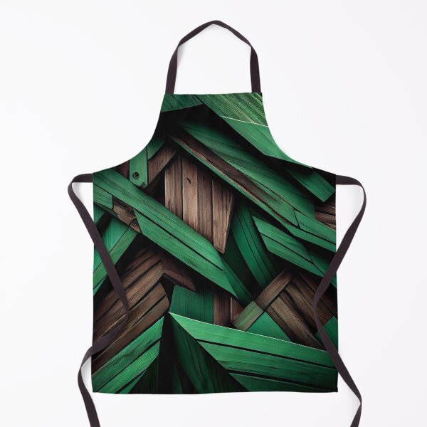 Artikelvorschau, Green Saturated Muted Wood Irregular Industrial Pattern Digital Painting entworfen und verkauft von CodeAndColors.