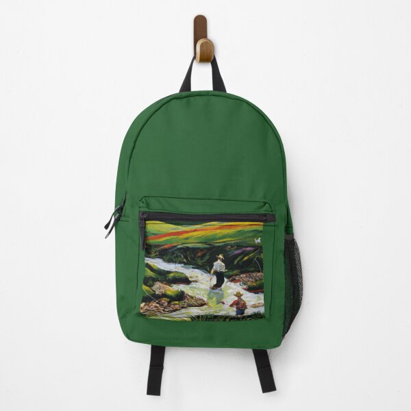 Item preview, Fly Fishing Oil Painting designed and sold by GrizzlyMountain.