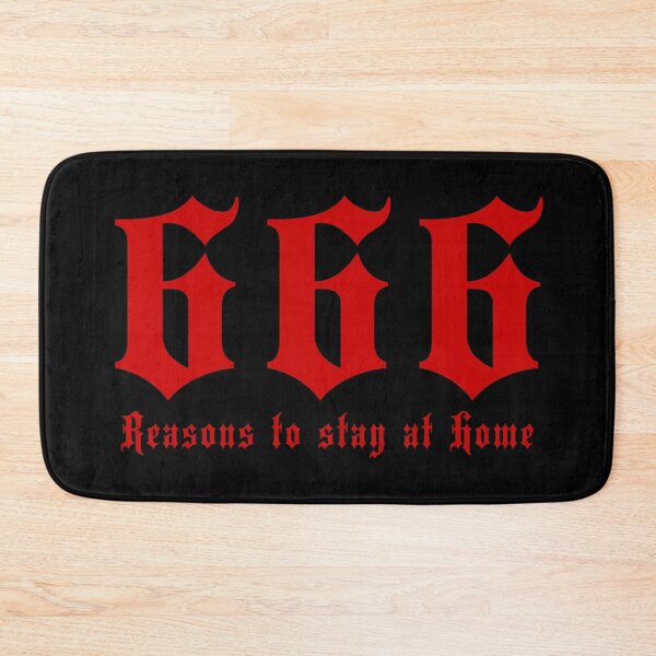 Item preview, 666 Reasons to stay at Home | Funny Satanic desire for privacy designed and sold by ProdbyNiECO.