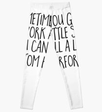 Sometimes You Gotta Work A Little - Funny Tom Haverford Sticker T-Shirt Pillow Leggings