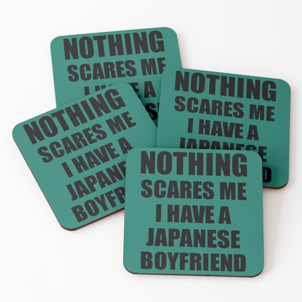 Item preview, Japanese Boyfriend Funny Valentine Gift For Gf My Girlfriend Her Girl Japan Bf Gag Nothing Scares Me designed and sold by PerllaDesigns.