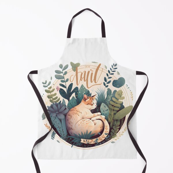 Item preview, Cute Boho Abstract Cat II designed and sold by lugillustration.