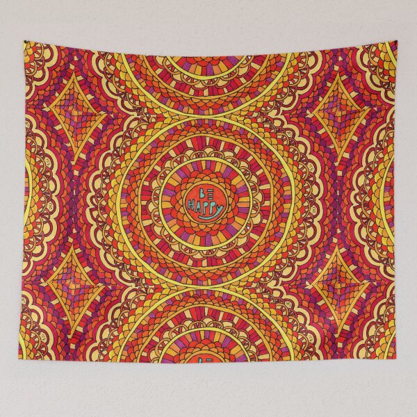 Item preview, Project 321 - Be Happy in Yellow and Orange designed and sold by Cheryl Houston Art.