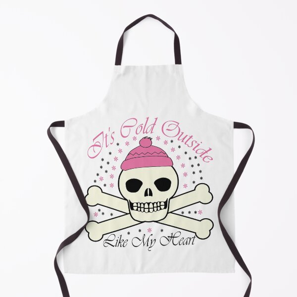 Item preview, It's Cold Outside Like My Heart Pink Skeleton designed and sold by Soudesign99.