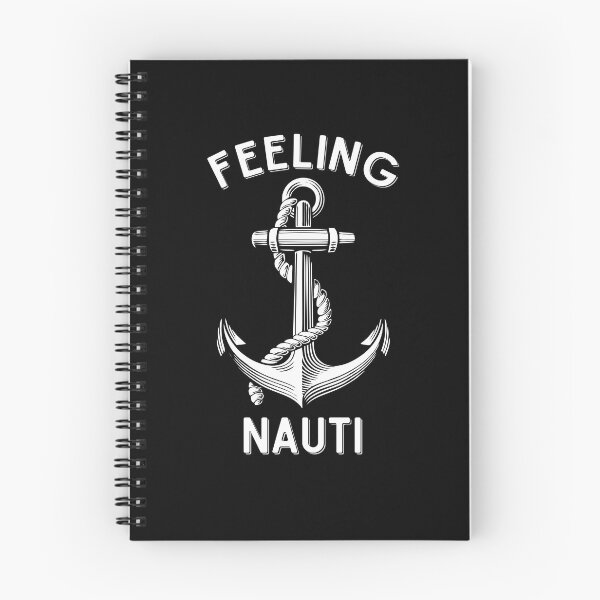 Item preview, Feeling Nauti Boat Anchor Retro Funny Nautical Gift For Boating Lover designed and sold by alenaz.