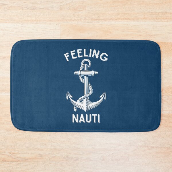 Item preview, Feeling Nauti Boat Anchor Retro Funny Nautical Gift For Boating Lover designed and sold by alenaz.