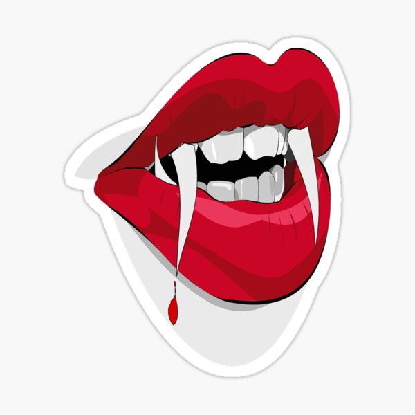 mouth boca vampire vampiro anime sticker by @angelic_mei