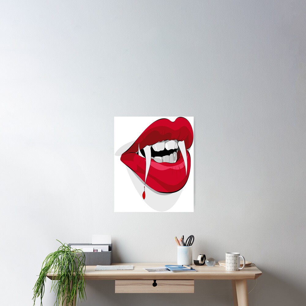 mouth boca vampire vampiro anime sticker by @angelic_mei