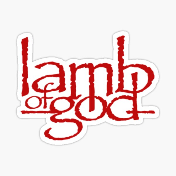 Lamb Of God Lamb Of God Lamb Of God Lamb Of God Lamb Of God Lamb Of God Lamb Of God Sticker
