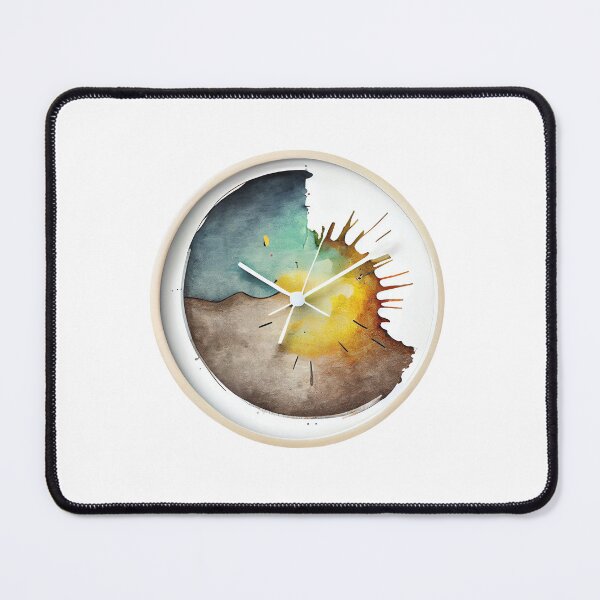 Item preview, Timeless Minimalism: Wall Clock Design designed and sold by AdaRecordShop.