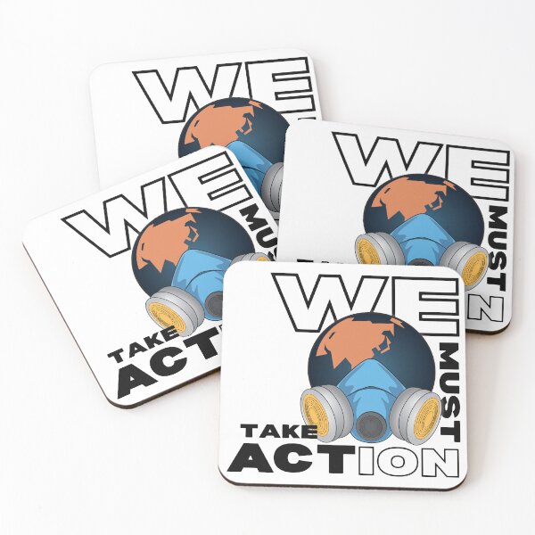 Artikelvorschau, Klimawandel müssen wir Maßnahmen ergreifen Zitat entworfen und verkauft von ea-photos.
