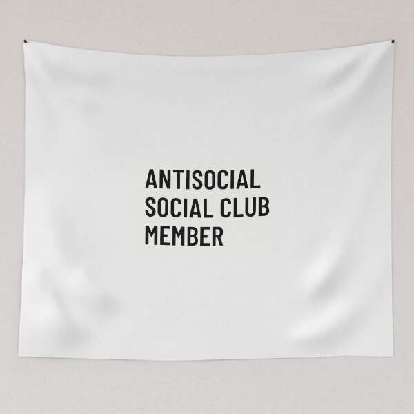 Item preview, Antisocial Social Club Member designed and sold by crazydotdesigns.