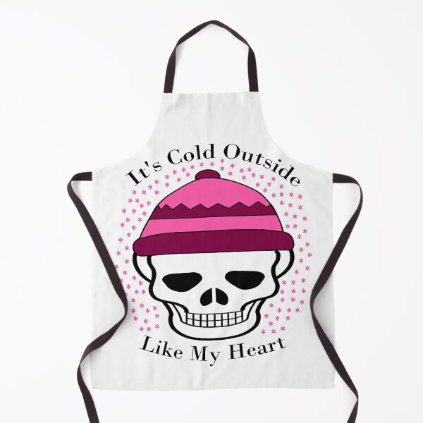 Item preview, It's Cold Outside Like My Heart Pink Skeleton designed and sold by Soudesign99.