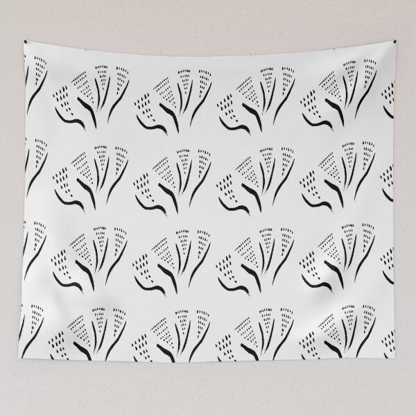 Item preview, Dashed Bouquet Black and White designed and sold by KazM.