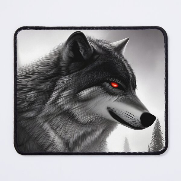 Item preview, Shining Red Eyed Wolf designed and sold by MIGSZ.