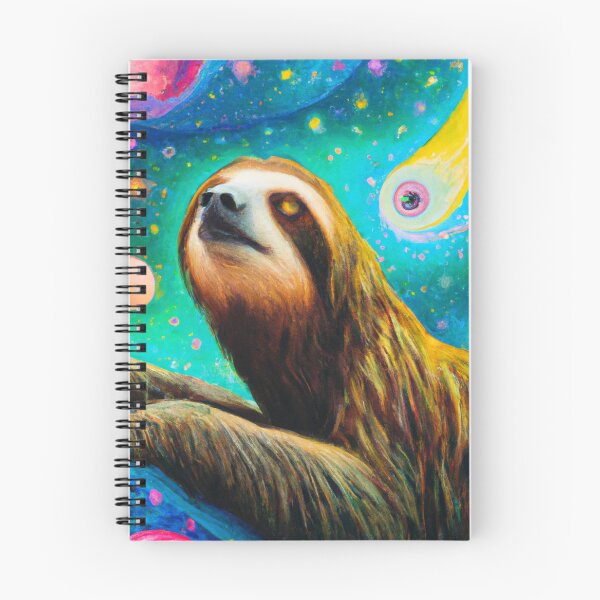 Item preview, Sloth Tripping Out in Space designed and sold by GrizzlyMountain.