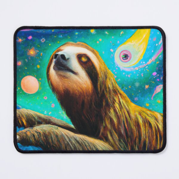 Item preview, Sloth Tripping Out in Space designed and sold by GrizzlyMountain.
