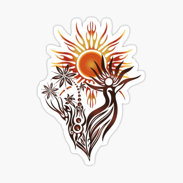 Item preview, Sun god. God of the sun.  designed and sold by Christine Krahl.