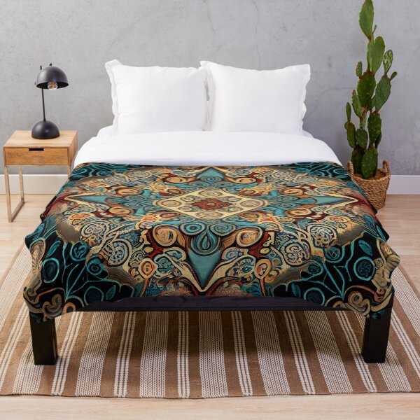 Item preview, Imagined Detailed New Traditional Pattern Digital Painting designed and sold by CodeAndColors.