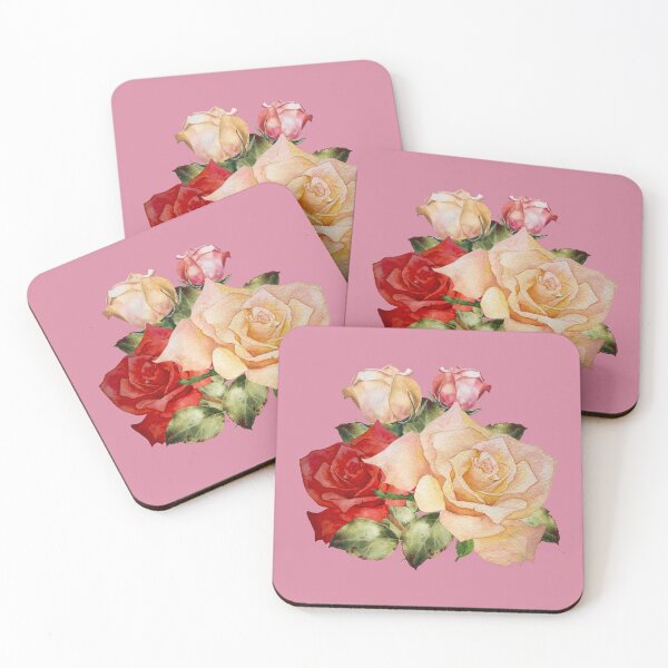 Item preview, Vintage Roses Floral Illustration Flower Buket Cute Aquarelle designed and sold by alenaz.