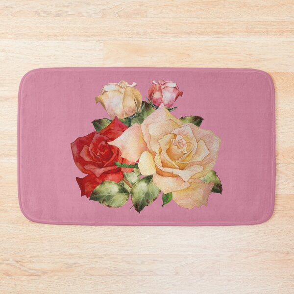 Item preview, Vintage Roses Floral Illustration Flower Buket Cute Aquarelle designed and sold by alenaz.