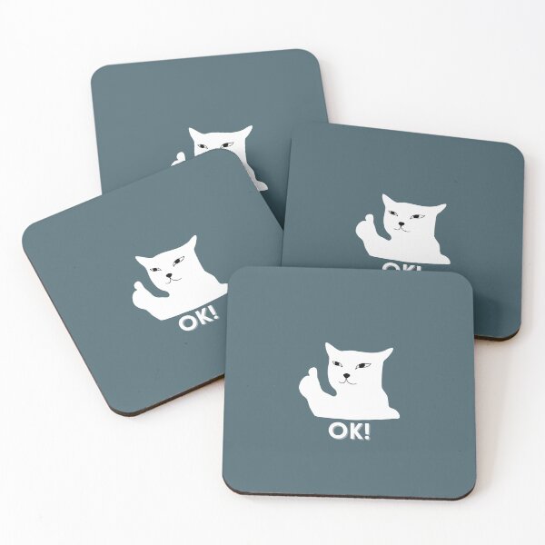 Item preview, Sarcastic Cat OK: A Hilarious Feline Artwork designed and sold by majnate.