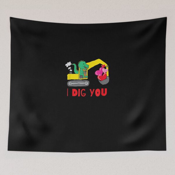 Item preview, Dino Valentine's Day Shirt Excavator Boy Kids I Dig You designed and sold by jounior ⭐⭐⭐⭐⭐.