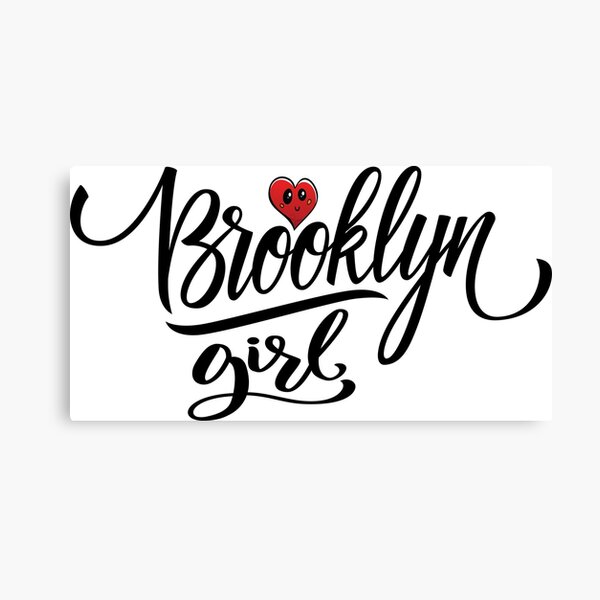 Item preview, Brooklyn Girl Cute Heart New York Raised Me New York designed and sold by ProjectX23.