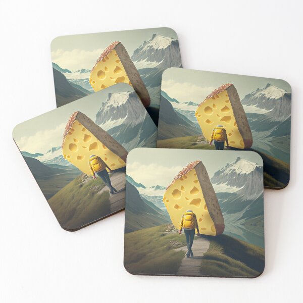 Item preview, Cheese  Lemon Hikes Digital Painting designed and sold by CodeAndColors.