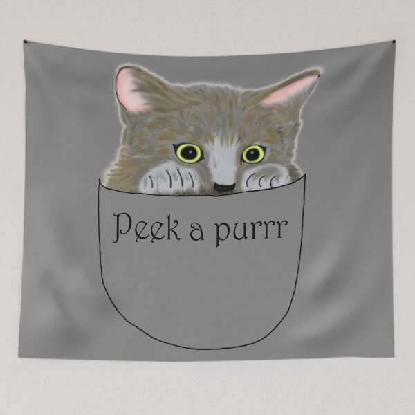 Item preview, Peek a Purrr designed and sold by Nicole Kiefer.