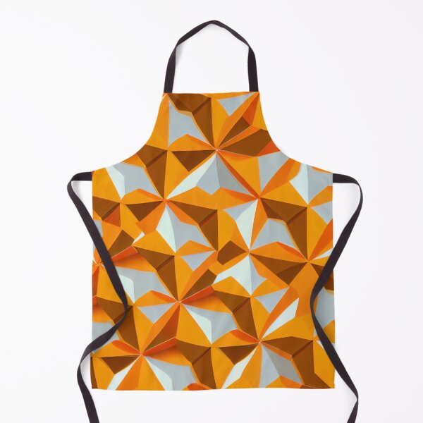 Artikelvorschau, Angular Anime Orange Scandifornian Pattern Digital Painting entworfen und verkauft von CodeAndColors.