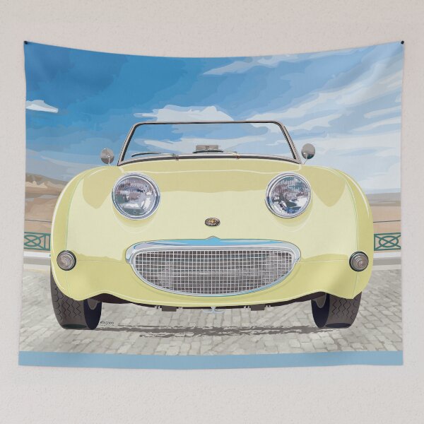 Item preview, Primrose Yellow Frogeye/Bugeye Sprite, the little Healey with a big smile! designed and sold by Bigs66.