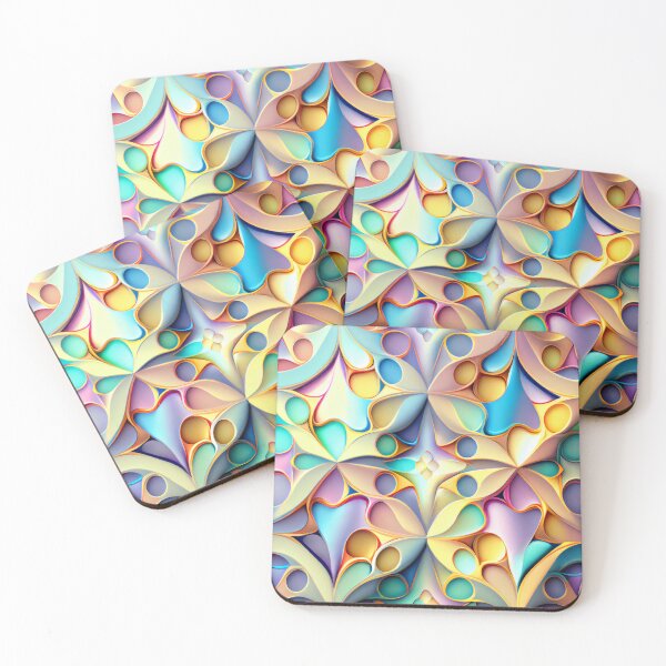 Item preview, Balanced Pastel Dazzling Transitional Pattern Digital Painting designed and sold by CodeAndColors.