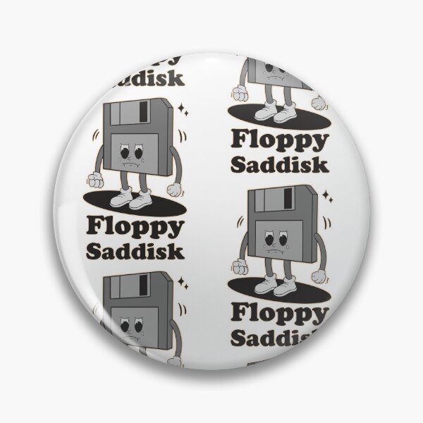 Item preview, Outdated and Forgotten: Floppy Disk Cartoon Illustration designed and sold by Design_for_merch.