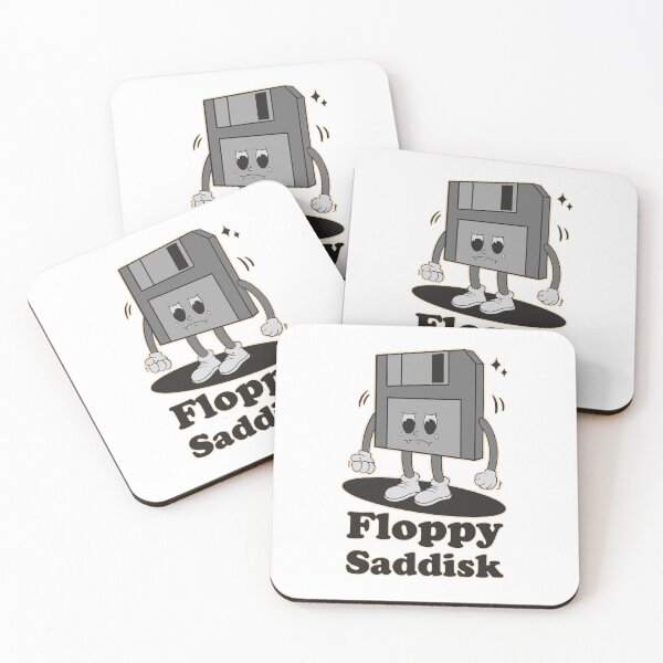 Item preview, Outdated and Forgotten: Floppy Disk Cartoon Illustration designed and sold by Design_for_merch.