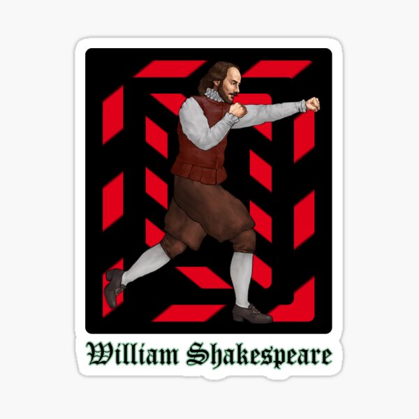 William Shakespeare 2 Sticker