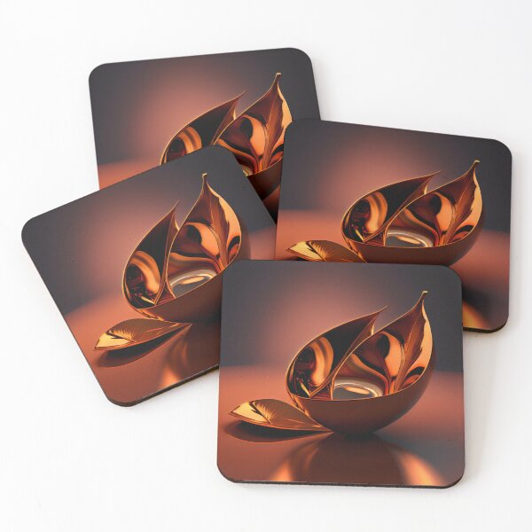 Item preview, Copper in a Tranquil Nutshell Digital Painting designed and sold by CodeAndColors.