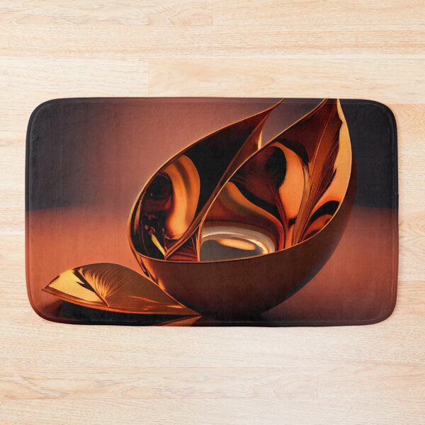 Item preview, Copper in a Tranquil Nutshell Digital Painting designed and sold by CodeAndColors.