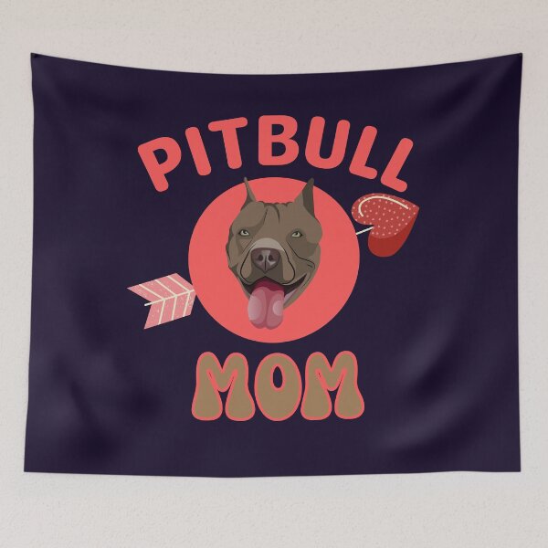 Item preview, Pitbull Mom Valentine Pittie Mom Pitbull and Pibble Moms Mommy Mother Day designed and sold by Sarah38.