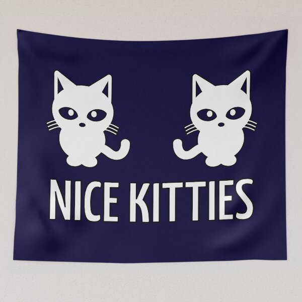Item preview, Nice Kitties Playful Cat Funny Kitten Joke Logo designed and sold by CRHPOD20.