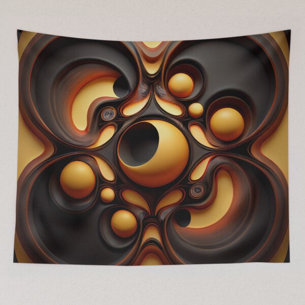 Item preview, Intense Smooth Pattern Digital Painting designed and sold by CodeAndColors.