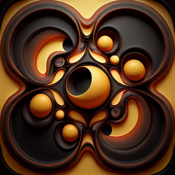 Vorschaubild zum Design Intense Smooth Pattern Digital Painting von CodeAndColors