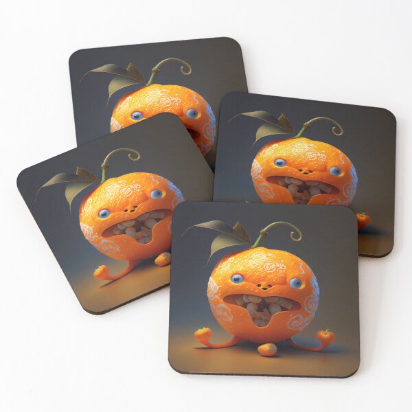 Item preview, Tangerine Mischief and its Blunder Digital Painting designed and sold by CodeAndColors.
