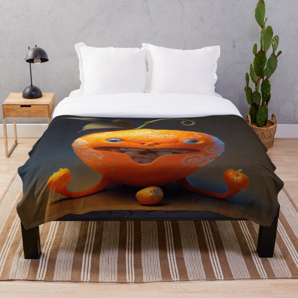 Item preview, Tangerine Mischief and its Blunder Digital Painting designed and sold by CodeAndColors.