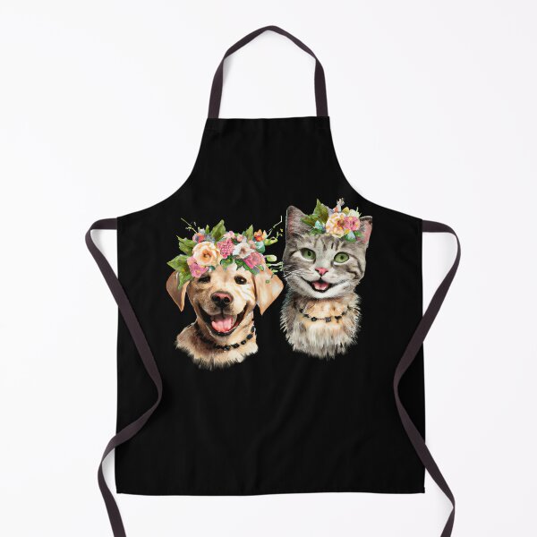 Item preview, Pet Lover Dog and cat Floral Vintage style designed and sold by BOHOVIN.