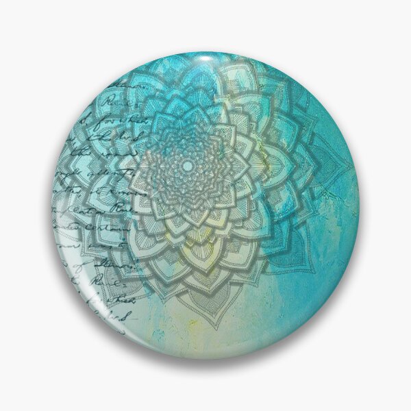 Item preview, Blue Mandala Floral Pattern,Indian mandala,Beautiful mandala designs, designed and sold by Tamas Das.